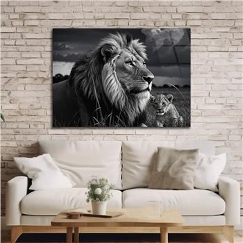 Yatay Doğa Temalı Cam Tablo 500