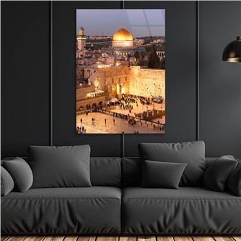 Dikey Dini Temalı Cam Tablo 269