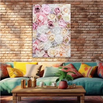 Dikey Sanat Temalı Cam Tablo 412