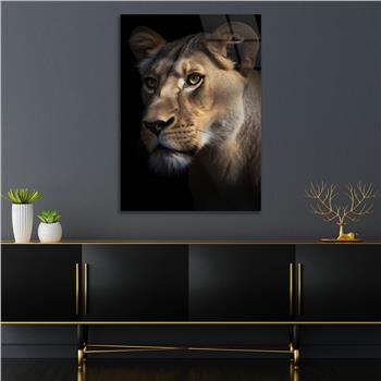 Dikey Doğa Temalı Cam Tablo 370