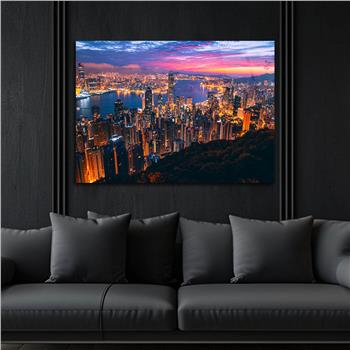 Yatay DoğaTemalı Cam Tablo 404