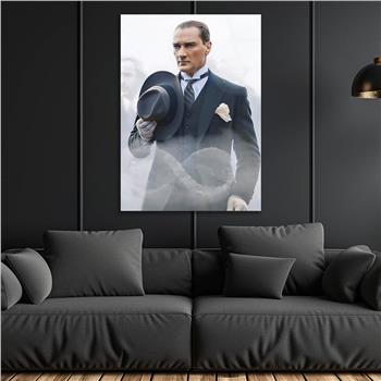 Dikey VatanTemalı Cam Tablo 243