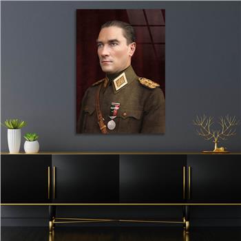 Dikey VatanTemalı Cam Tablo 294