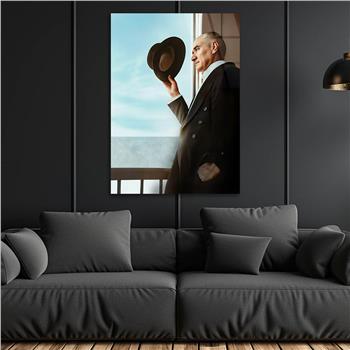 Dikey VatanTemalı Cam Tablo 274