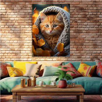 Dikey Doğa Temalı Cam Tablo 421