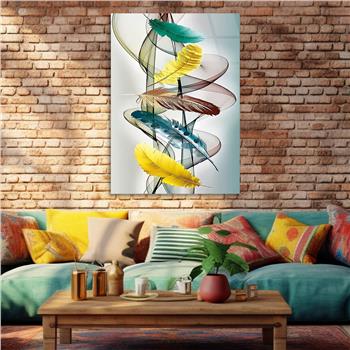 Kunst Thema auf bedrucktem Glas