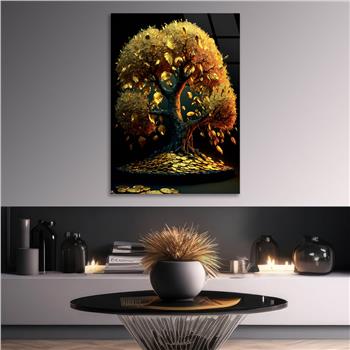 Thema Natur auf bedrucktem Glas