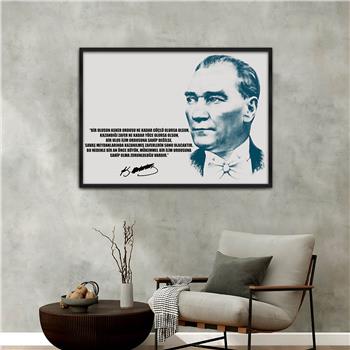 Aluminum-Framed National-Themed Tempered Glass Wall Art 010