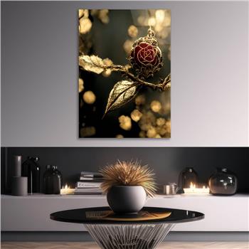 Kunst Thema auf bedrucktem Glas