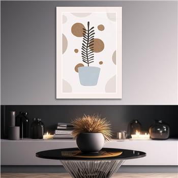 Dikey Sanat Temalı Cam Tablo 376