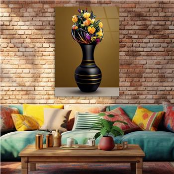 Kunst Thema auf bedrucktem Glas