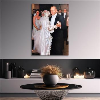 Dikey VatanTemalı Cam Tablo 136