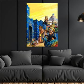 Kunst Thema auf bedrucktem Glas