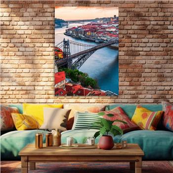 Dikey Doğa Temalı Cam Tablo 252