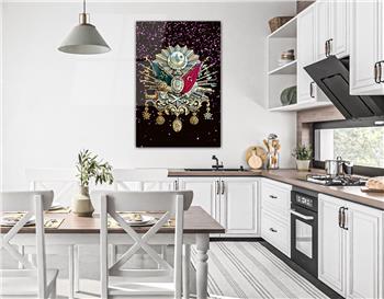 Nation Thematisch auf bedrucktes Glas