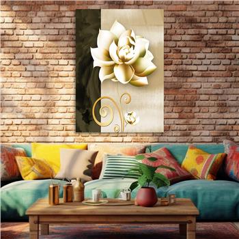 Thema Natur auf bedrucktem Glas