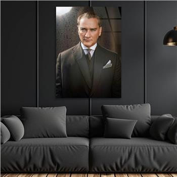 Dikey VatanTemalı Cam Tablo 204