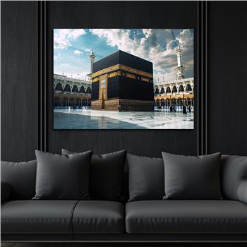 Yatay Dini Temalı Cam Tablo 193