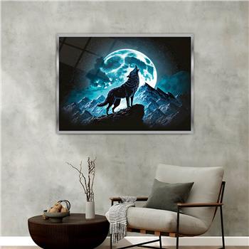 Aluminum-Framed National-Themed Tempered Glass Wall Art 022