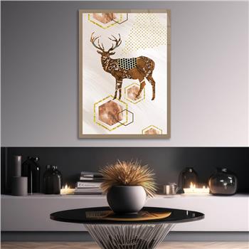 Dikey Sanat Temalı Cam Tablo 338