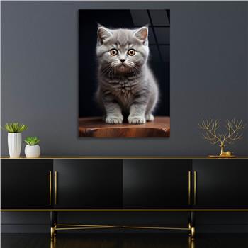 Dikey Doğa Temalı Cam Tablo 416