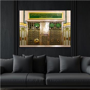 Religiöses Thema auf bedrucktem Glas