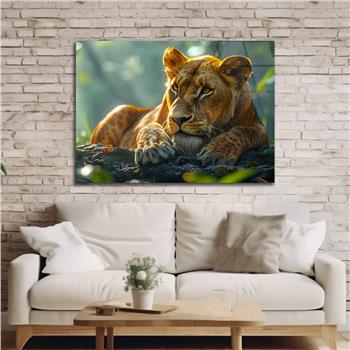 Yatay Doğa Temalı Cam Tablo 533