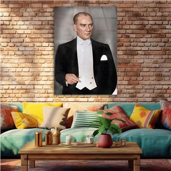 Dikey VatanTemalı Cam Tablo 219