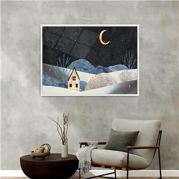 bedrucktes Glas mit Aluminiumrahmen und Kunst Themen 