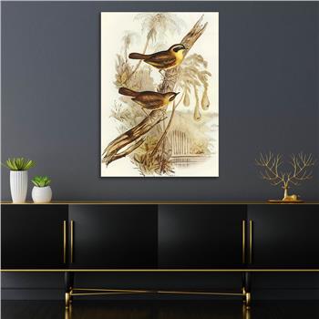 Dikey Sanat Temalı Cam Tablo 347