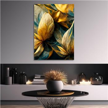 Dikey Sanat Temalı Cam Tablo 463