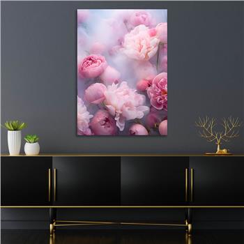 Dikey Sanat Temalı Cam Tablo 415