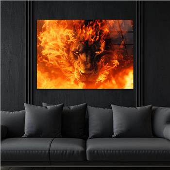 Yatay Doğa Temalı Cam Tablo 456