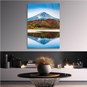 Thema Natur auf bedrucktem Glas