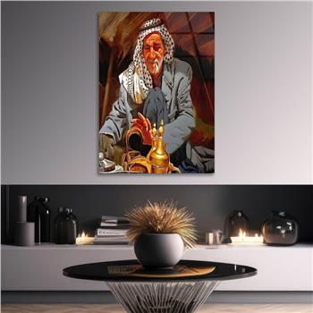 Kunst Thema auf bedrucktem Glas