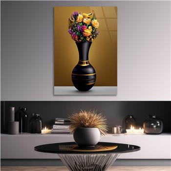 Kunst Thema auf bedrucktem Glas