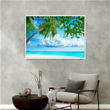 Aluminium Omlijste Natuur Thema Geharde Glasschilderij 134