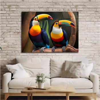 Yatay DoğaTemalı Cam Tablo 394