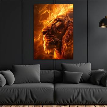 Dikey Doğa Temalı Cam Tablo 345