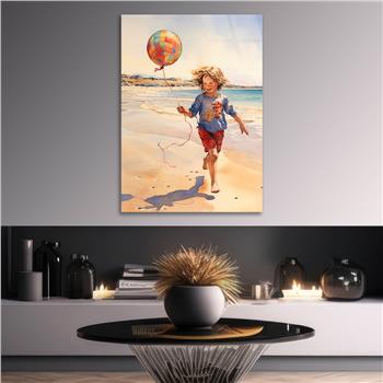 Dikey Sanat Temalı Cam Tablo 535