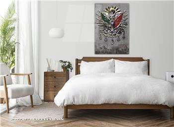 Nation Thematisch auf bedrucktes Glas