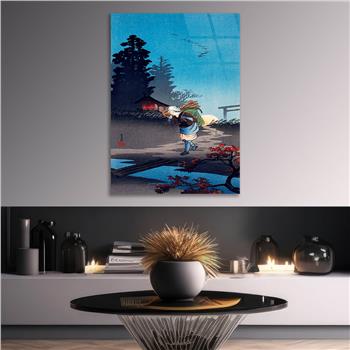 Kunst Thema auf bedrucktem Glas