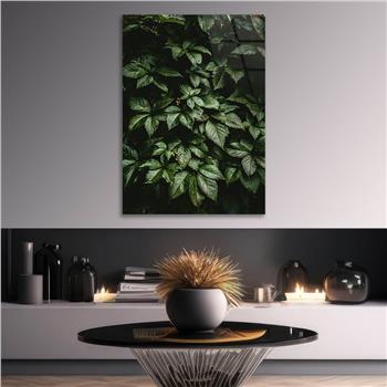 Dikey Sanat Temalı Cam Tablo 488