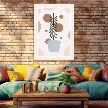 Dikey Sanat Temalı Cam Tablo 376