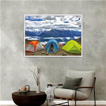 bedrucktes Glas mit Aluminiumrahmen und Kunst Themen 