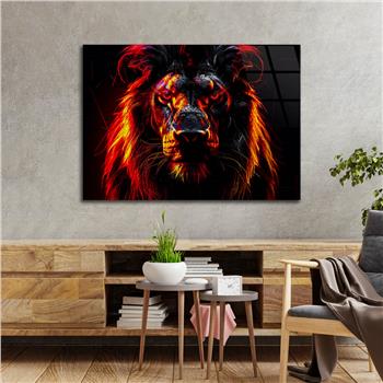 Yatay Doğa Temalı Cam Tablo 520