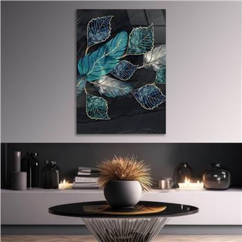 Kunst Thema auf bedrucktem Glas