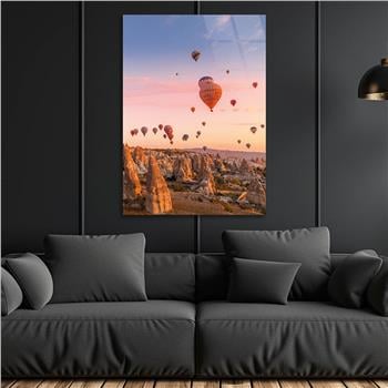 Thema Natur auf bedrucktem Glas