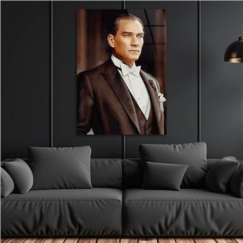 Dikey VatanTemalı Cam Tablo 260