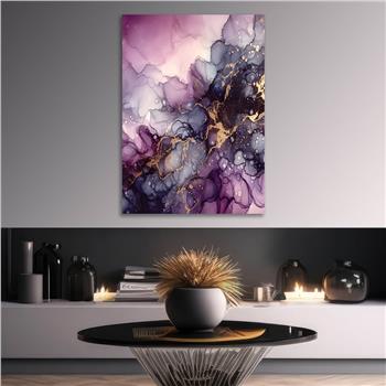 Dikey Sanat Temalı Cam Tablo 398